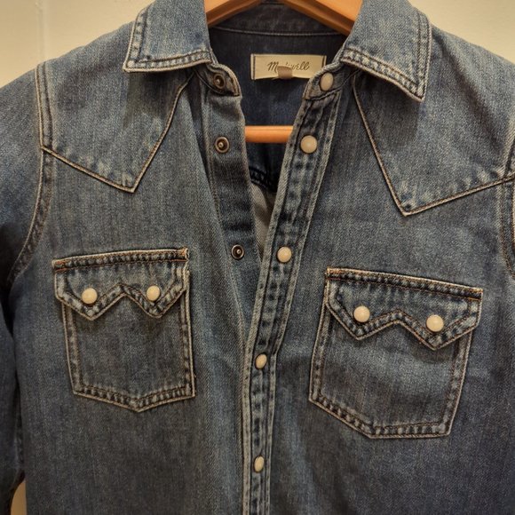 Madewell western denim shirt - Picture 3 of 6